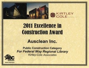 Ausclean Technologies | Excellence In Construction Award
